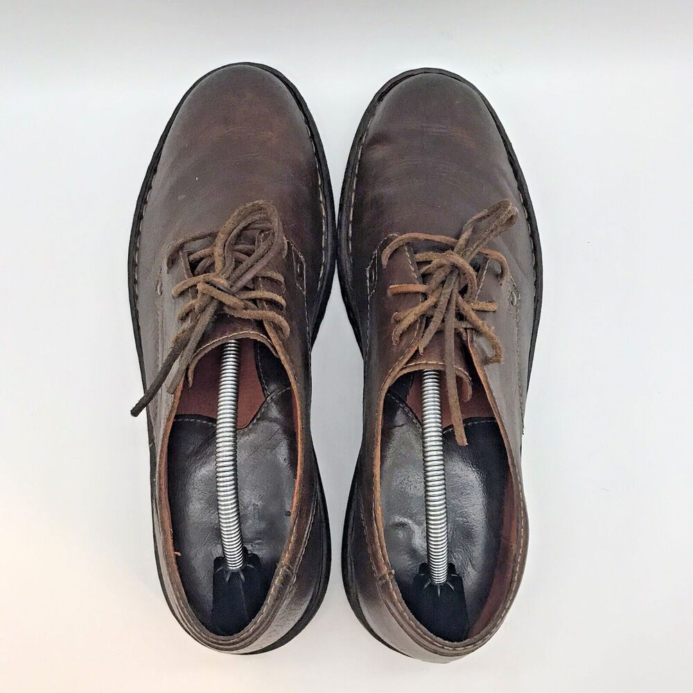 BORN BØRN Brown Leather Derby Men's size 12  H43423 Leather Lace Casual Shoes - Picture 6 of 11
